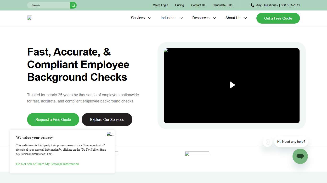 Employee Background Screening and Pre Employment Background Check Firm